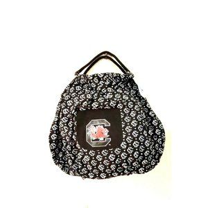 SOUTH CAROLINA GAMECOCKS BLACK TOTE BAG W/ALLOVER